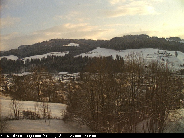 Webcam-Bild: Aussicht vom Dorfberg in Langnau 20090214-170500