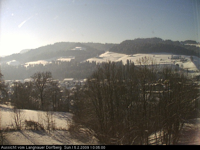 Webcam-Bild: Aussicht vom Dorfberg in Langnau 20090215-100500