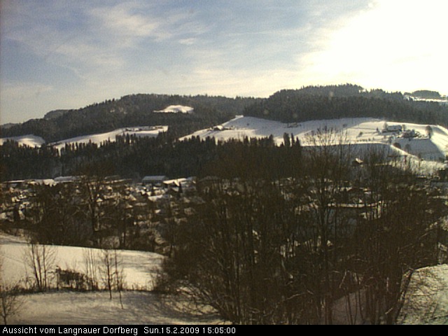 Webcam-Bild: Aussicht vom Dorfberg in Langnau 20090215-150500