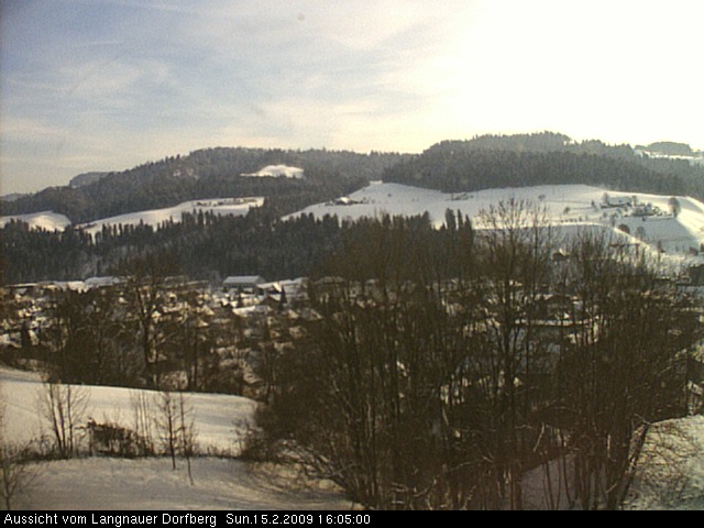 Webcam-Bild: Aussicht vom Dorfberg in Langnau 20090215-160500