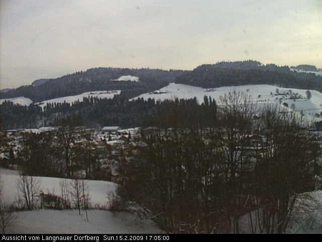 Webcam-Bild: Aussicht vom Dorfberg in Langnau 20090215-170500
