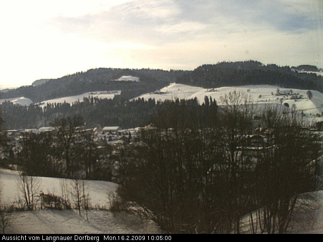 Webcam-Bild: Aussicht vom Dorfberg in Langnau 20090216-100500