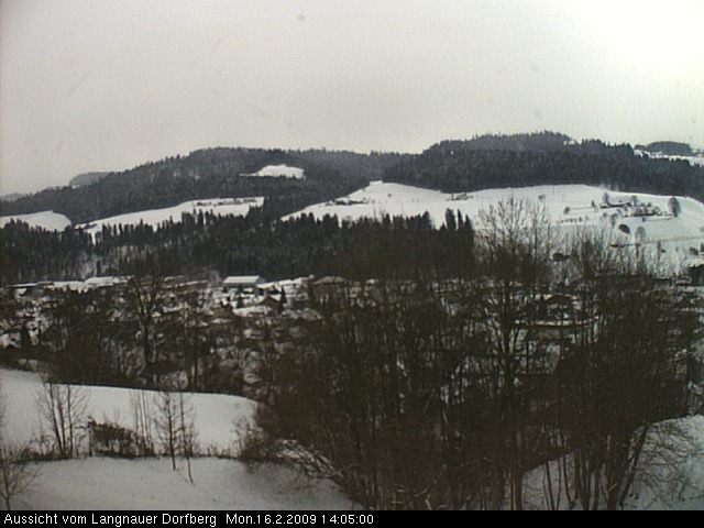 Webcam-Bild: Aussicht vom Dorfberg in Langnau 20090216-140500