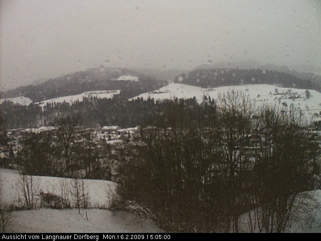 Webcam-Bild: Aussicht vom Dorfberg in Langnau 20090216-150500