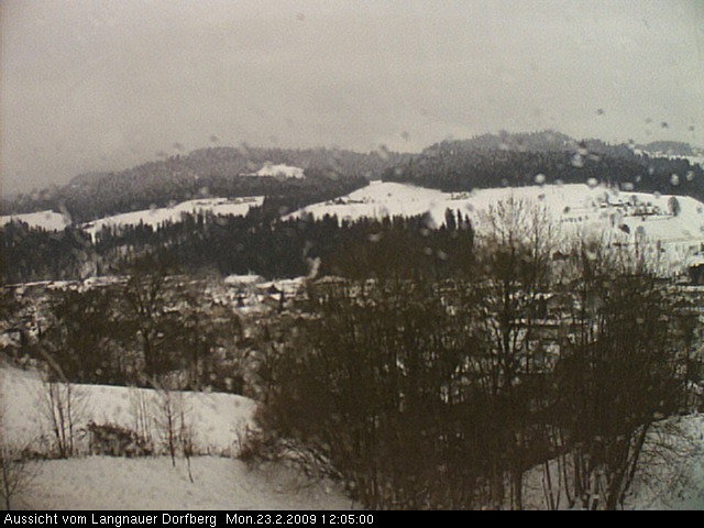 Webcam-Bild: Aussicht vom Dorfberg in Langnau 20090223-120500