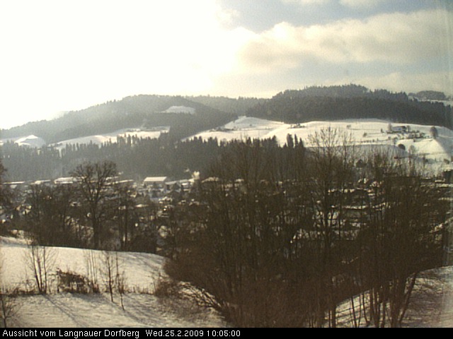 Webcam-Bild: Aussicht vom Dorfberg in Langnau 20090225-100500
