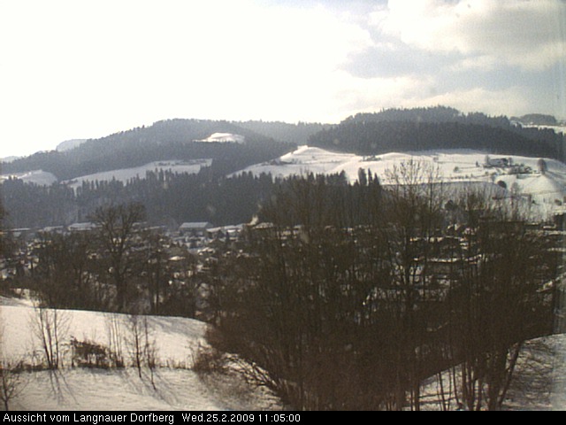 Webcam-Bild: Aussicht vom Dorfberg in Langnau 20090225-110500
