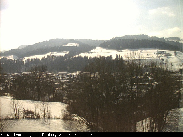 Webcam-Bild: Aussicht vom Dorfberg in Langnau 20090225-120500