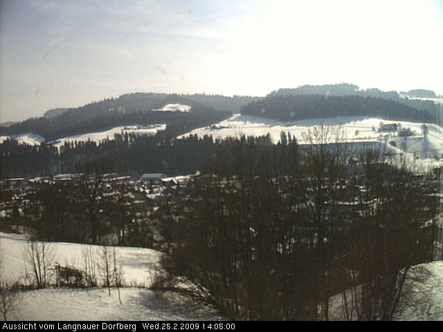 Webcam-Bild: Aussicht vom Dorfberg in Langnau 20090225-140500