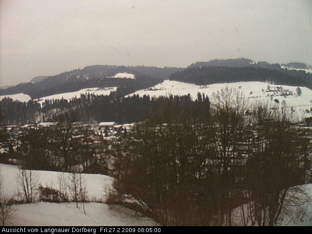 Webcam-Bild: Aussicht vom Dorfberg in Langnau 20090227-080500