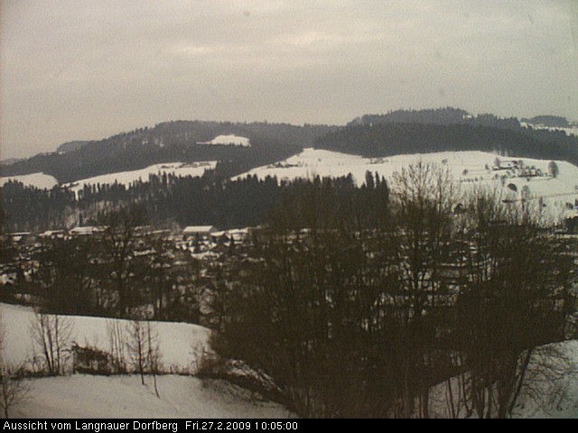 Webcam-Bild: Aussicht vom Dorfberg in Langnau 20090227-100500