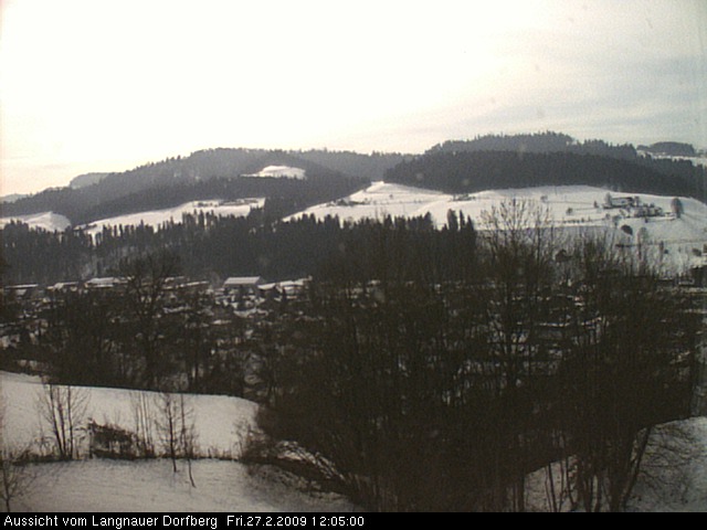 Webcam-Bild: Aussicht vom Dorfberg in Langnau 20090227-120500