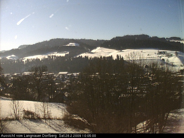 Webcam-Bild: Aussicht vom Dorfberg in Langnau 20090228-100500