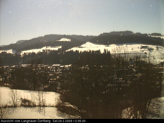 Webcam-Bild: Aussicht vom Dorfberg in Langnau 20090228-120500