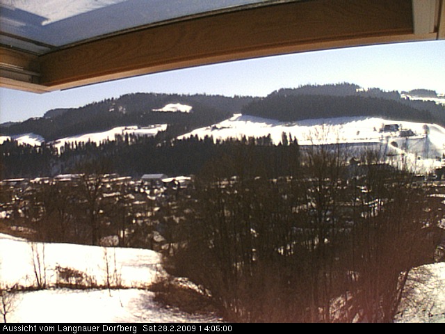 Webcam-Bild: Aussicht vom Dorfberg in Langnau 20090228-140500