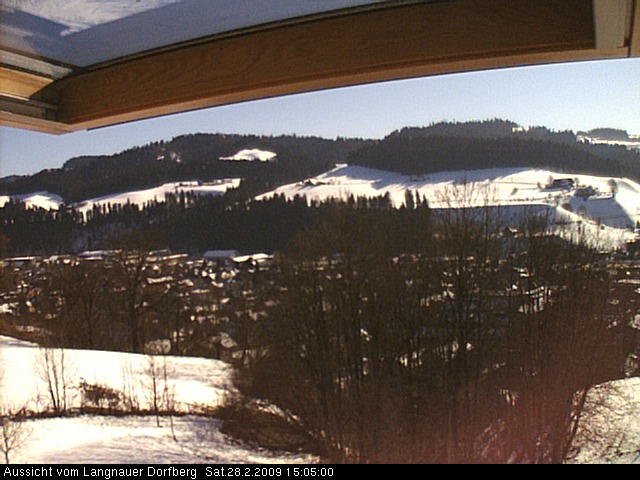 Webcam-Bild: Aussicht vom Dorfberg in Langnau 20090228-150500