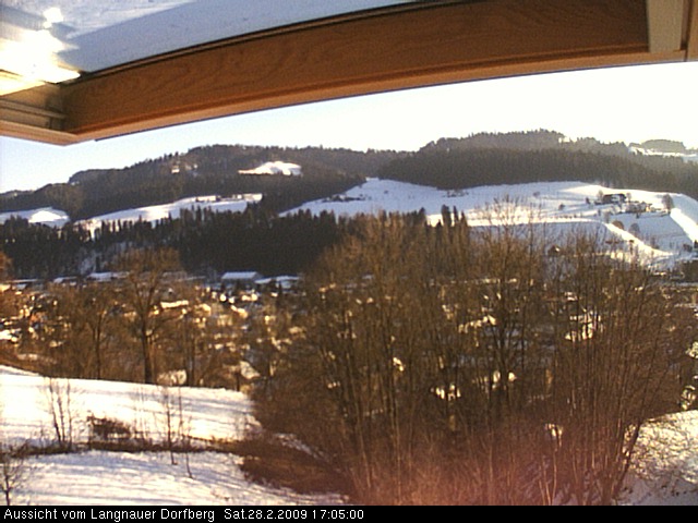 Webcam-Bild: Aussicht vom Dorfberg in Langnau 20090228-170500