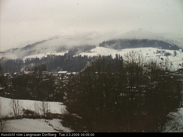 Webcam-Bild: Aussicht vom Dorfberg in Langnau 20090303-090500