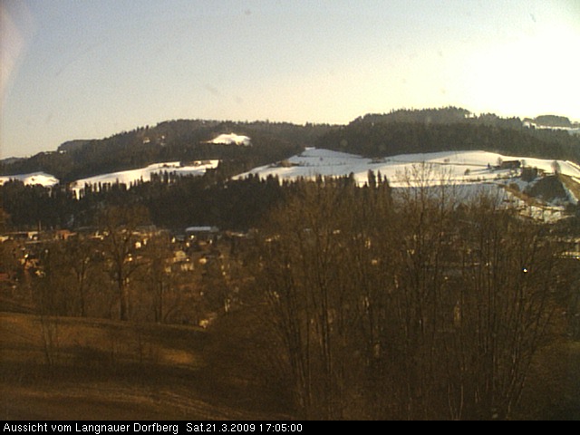 Webcam-Bild: Aussicht vom Dorfberg in Langnau 20090321-170500