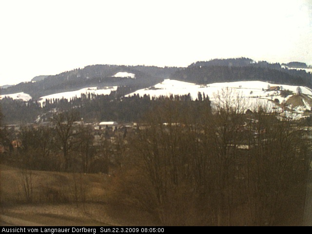 Webcam-Bild: Aussicht vom Dorfberg in Langnau 20090322-080500