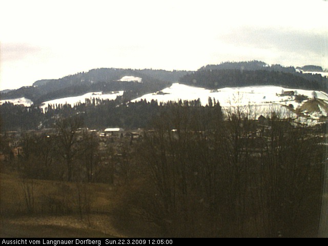 Webcam-Bild: Aussicht vom Dorfberg in Langnau 20090322-120500