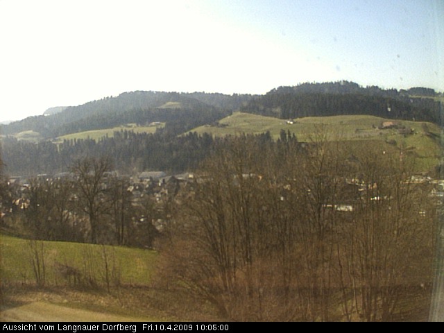 Webcam-Bild: Aussicht vom Dorfberg in Langnau 20090410-100500