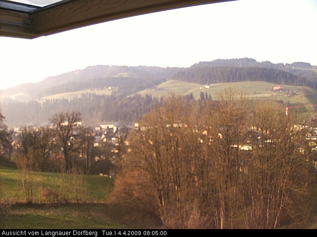 Webcam-Bild: Aussicht vom Dorfberg in Langnau 20090414-080500