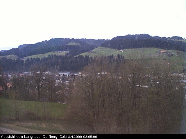 Webcam-Bild: Aussicht vom Dorfberg in Langnau 20090418-080500