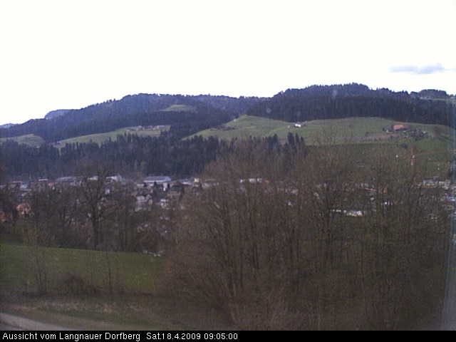 Webcam-Bild: Aussicht vom Dorfberg in Langnau 20090418-090500