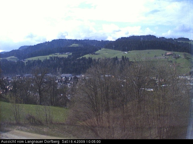 Webcam-Bild: Aussicht vom Dorfberg in Langnau 20090418-100500