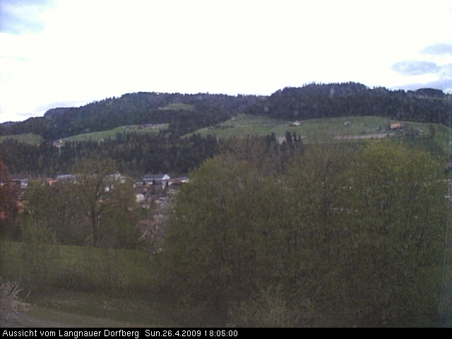 Webcam-Bild: Aussicht vom Dorfberg in Langnau 20090426-180500