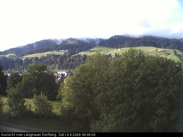 Webcam-Bild: Aussicht vom Dorfberg in Langnau 20090516-080500