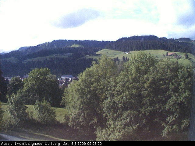 Webcam-Bild: Aussicht vom Dorfberg in Langnau 20090516-090500
