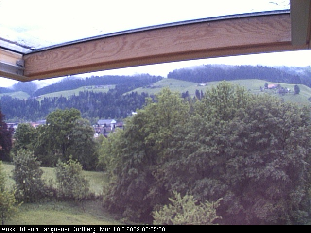 Webcam-Bild: Aussicht vom Dorfberg in Langnau 20090518-080500