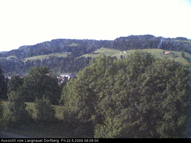 Webcam-Bild: Aussicht vom Dorfberg in Langnau 20090522-080500