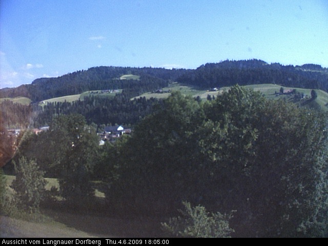 Webcam-Bild: Aussicht vom Dorfberg in Langnau 20090604-180500