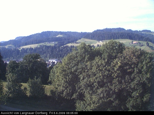 Webcam-Bild: Aussicht vom Dorfberg in Langnau 20090605-080500