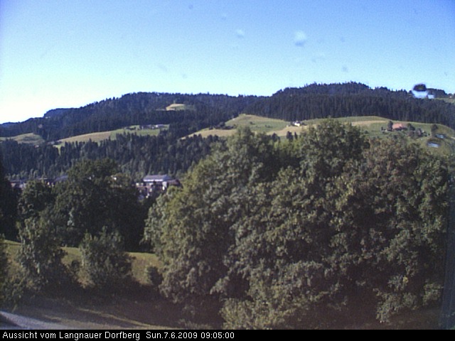 Webcam-Bild: Aussicht vom Dorfberg in Langnau 20090607-090500