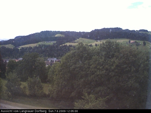 Webcam-Bild: Aussicht vom Dorfberg in Langnau 20090607-120500