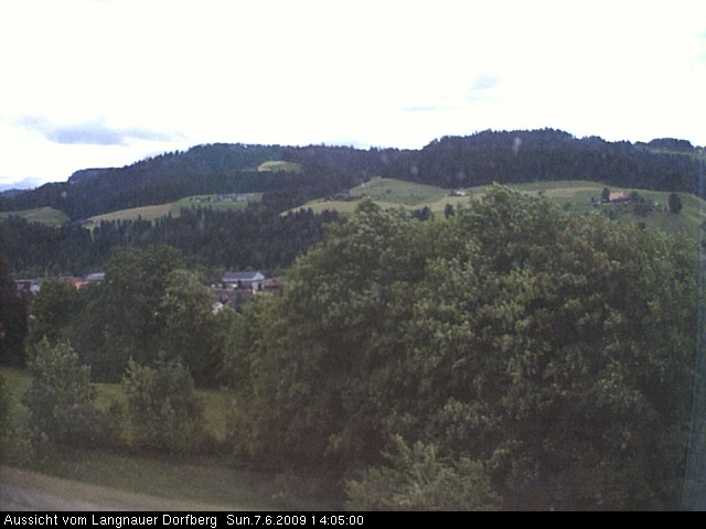 Webcam-Bild: Aussicht vom Dorfberg in Langnau 20090607-140500