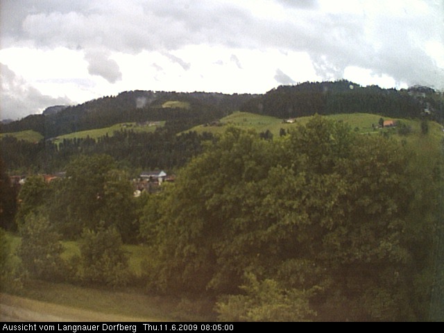 Webcam-Bild: Aussicht vom Dorfberg in Langnau 20090611-080500