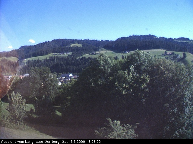 Webcam-Bild: Aussicht vom Dorfberg in Langnau 20090613-180500
