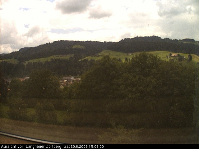 Webcam-Bild: Aussicht vom Dorfberg in Langnau 20090620-150500