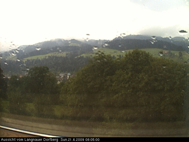 Webcam-Bild: Aussicht vom Dorfberg in Langnau 20090621-080500