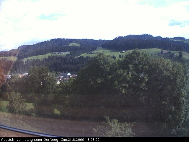 Webcam-Bild: Aussicht vom Dorfberg in Langnau 20090621-180500