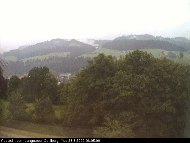 Webcam-Bild: Aussicht vom Dorfberg in Langnau 20090623-080500