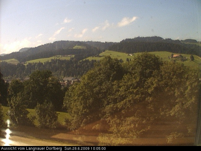 Webcam-Bild: Aussicht vom Dorfberg in Langnau 20090628-100500