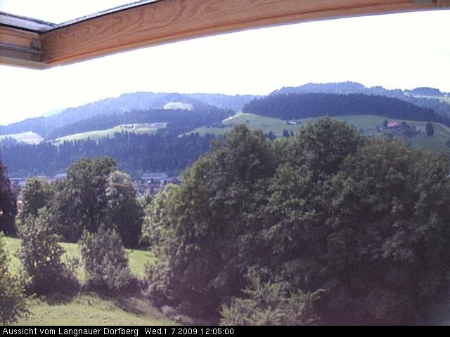 Webcam-Bild: Aussicht vom Dorfberg in Langnau 20090701-120500