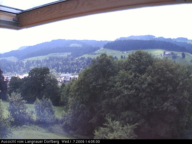 Webcam-Bild: Aussicht vom Dorfberg in Langnau 20090701-140500