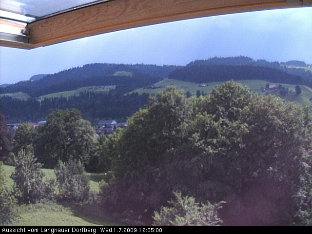 Webcam-Bild: Aussicht vom Dorfberg in Langnau 20090701-160500